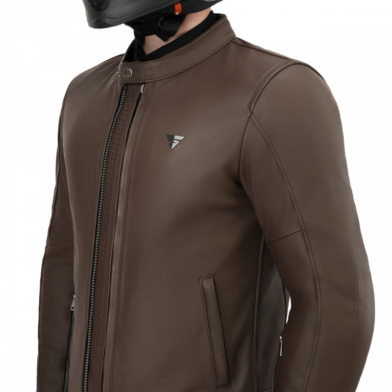 Shima Hunter 3.0 motoros bőrkabát barna