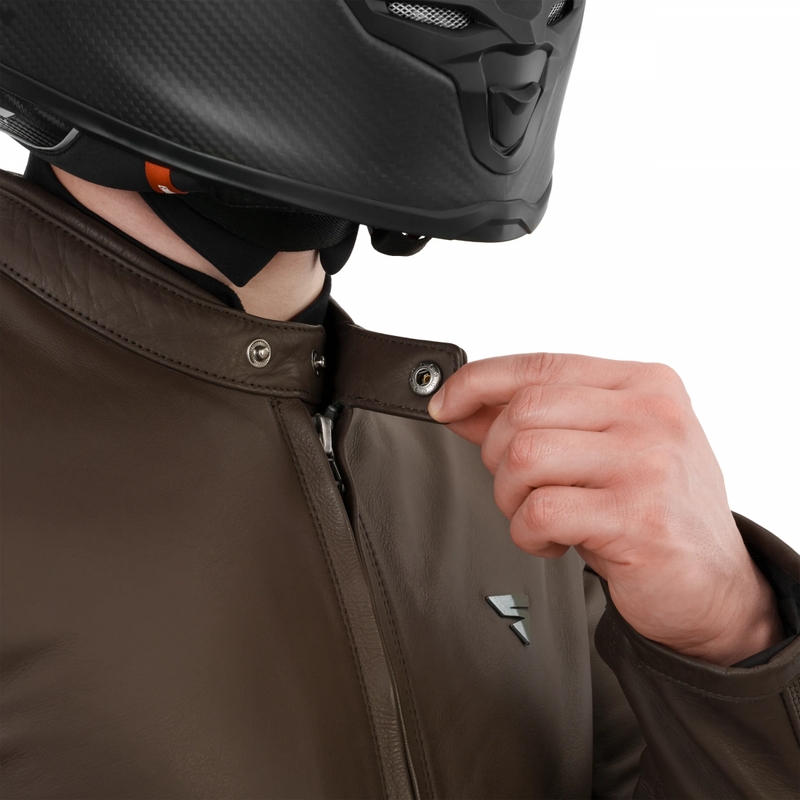 Shima Hunter 3.0 motoros bőrkabát barna
