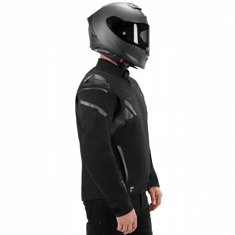 Shima STX motoros kabát fekete