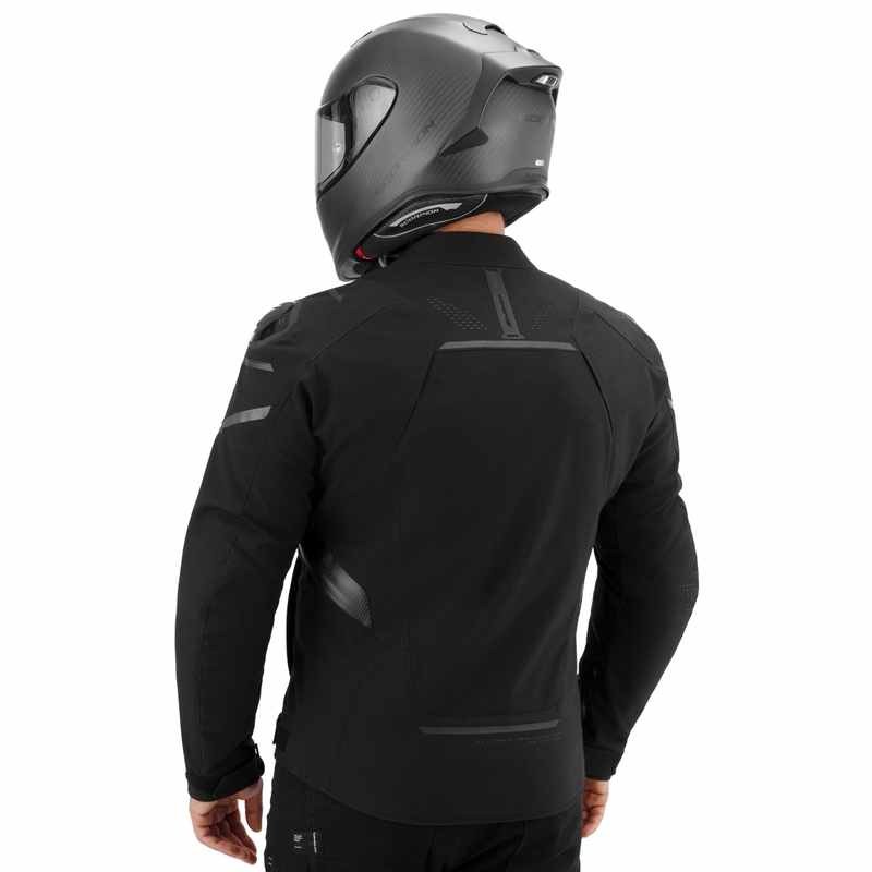 Shima STX motoros kabát fekete