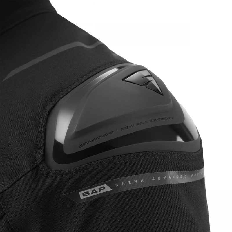 Shima STX motoros kabát fekete
