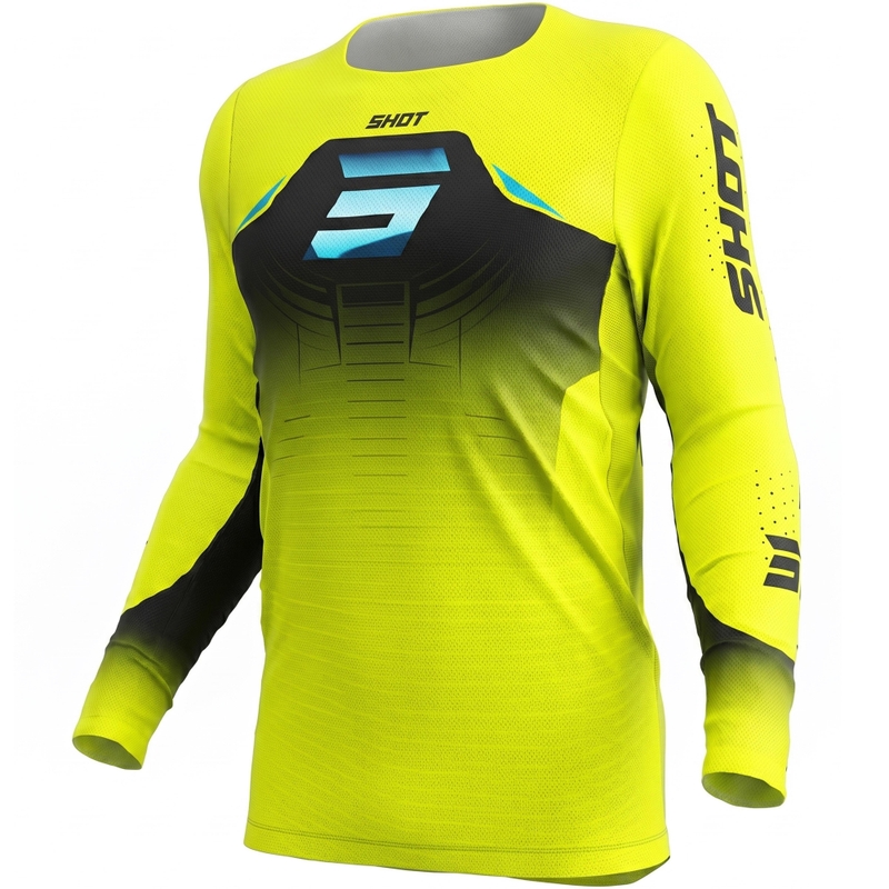 Shot Aerolite Phase motokrossz mez fluo-sárga
