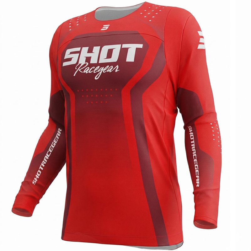 Shot Contact Stream motokrossz mez piros