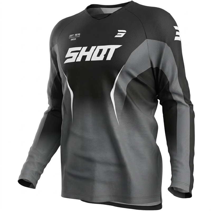 Shot Draw Clash motokrossz mez fekete
