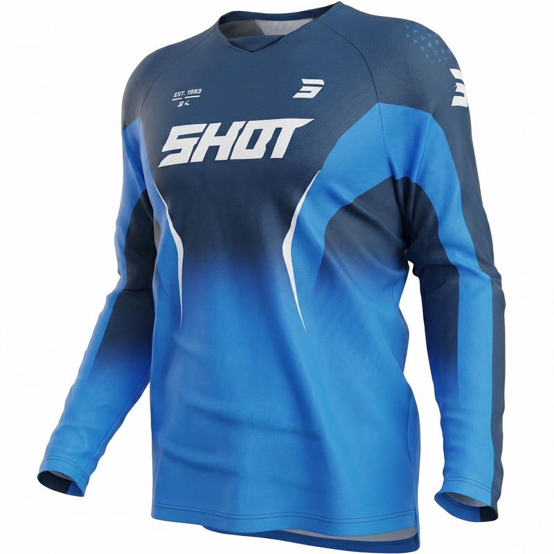 Shot Draw Clash motokrossz mez kék