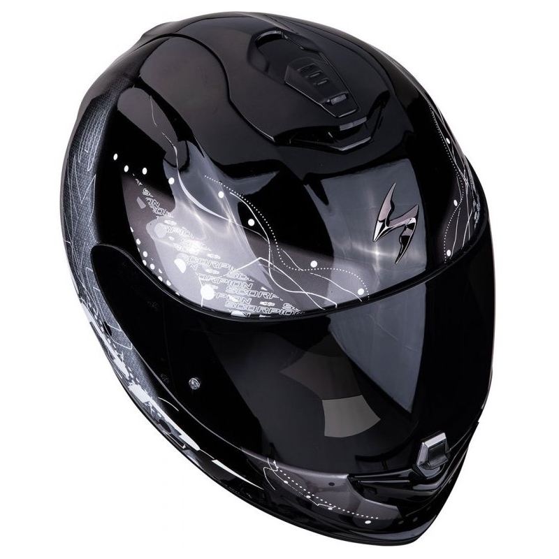 Integrált sisak Scorpion EXO-1400 Air Classy fekete-ezüst akció kiárusítás