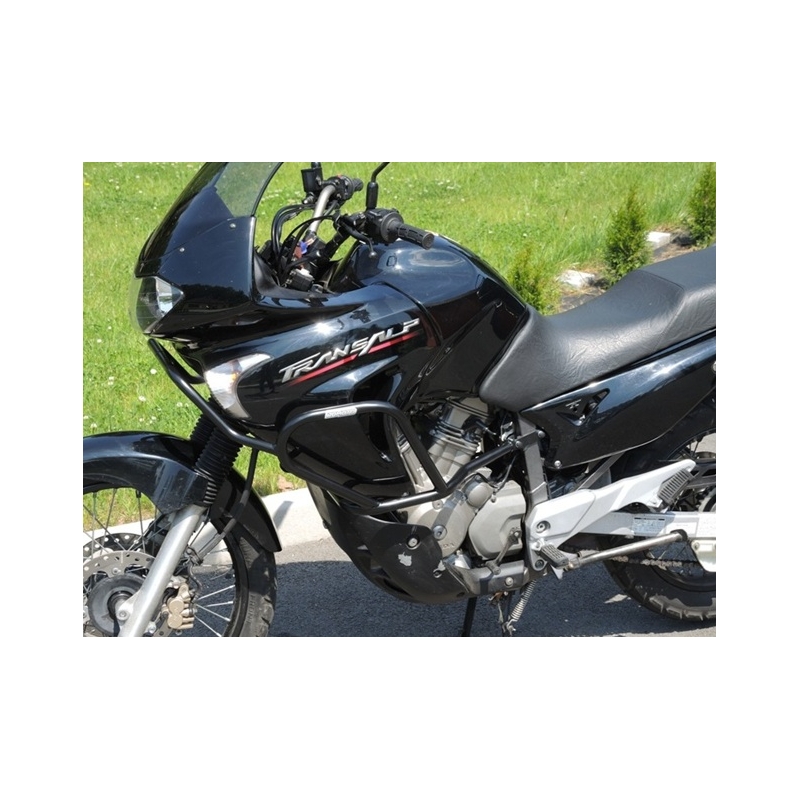Engine guards RDMOTO matt black including struts under the headlight