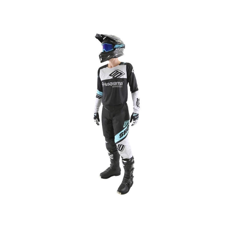 Komplet (dres + kalhoty) Shot AEROLITE Husqvarna