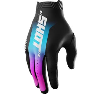 Shot Lite Skin motokrossz kesztyű kék-rózsaszín