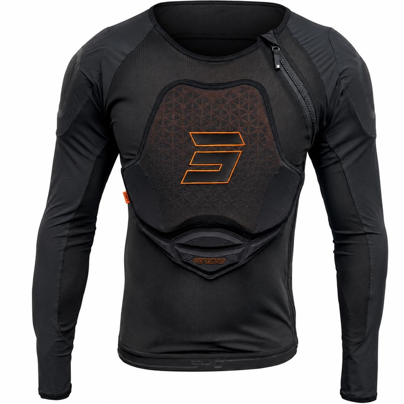 Shot Vest Evo D3O® testprotektor fekete