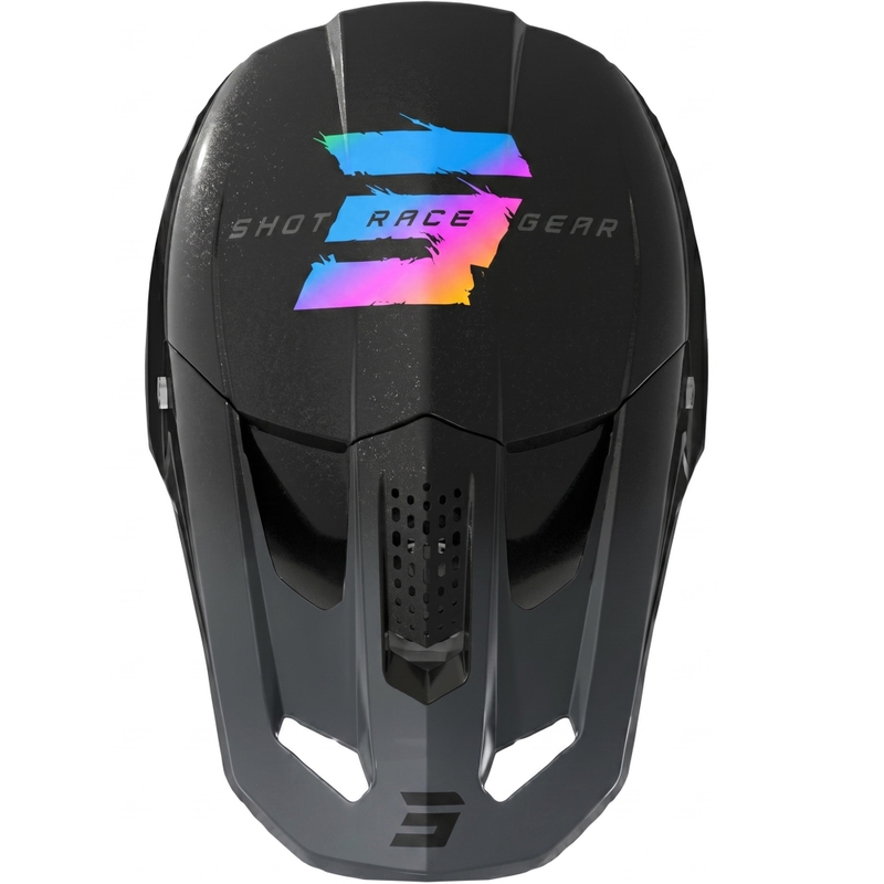 Shot Speed Rac motokrossz bukósisak gyöngyházfekete