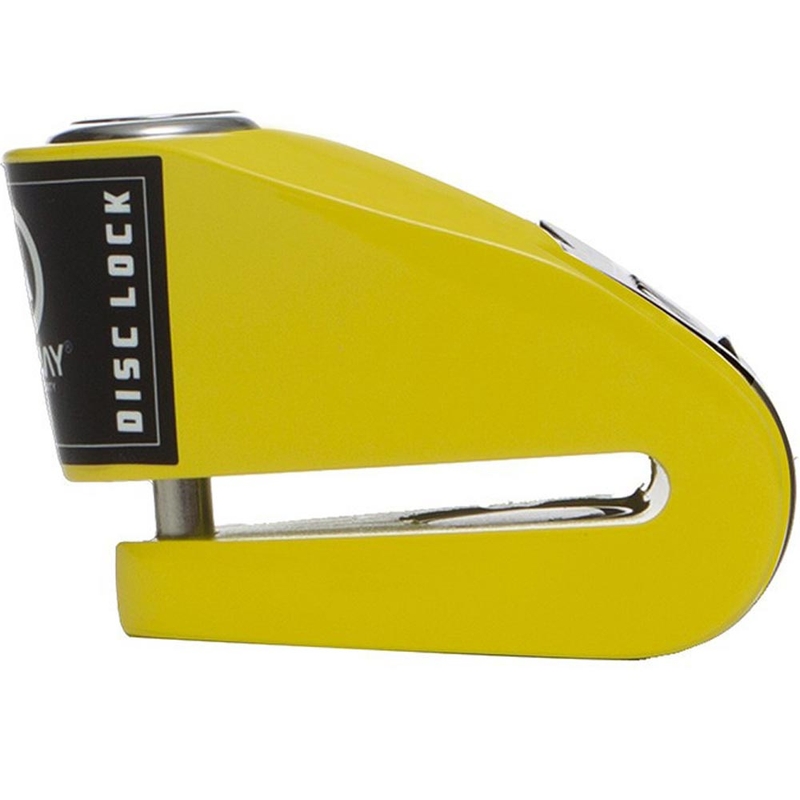 Auvray B-Lock 06 tárcsafékzár 120 dB riasztóval sárga