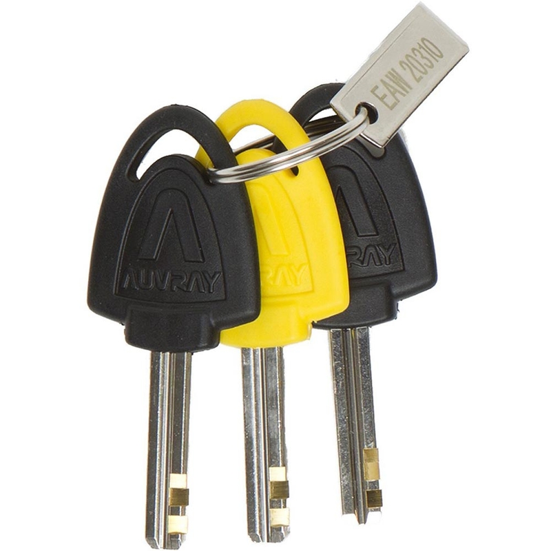 Auvray B-Lock 06 tárcsafékzár 120 dB riasztóval sárga