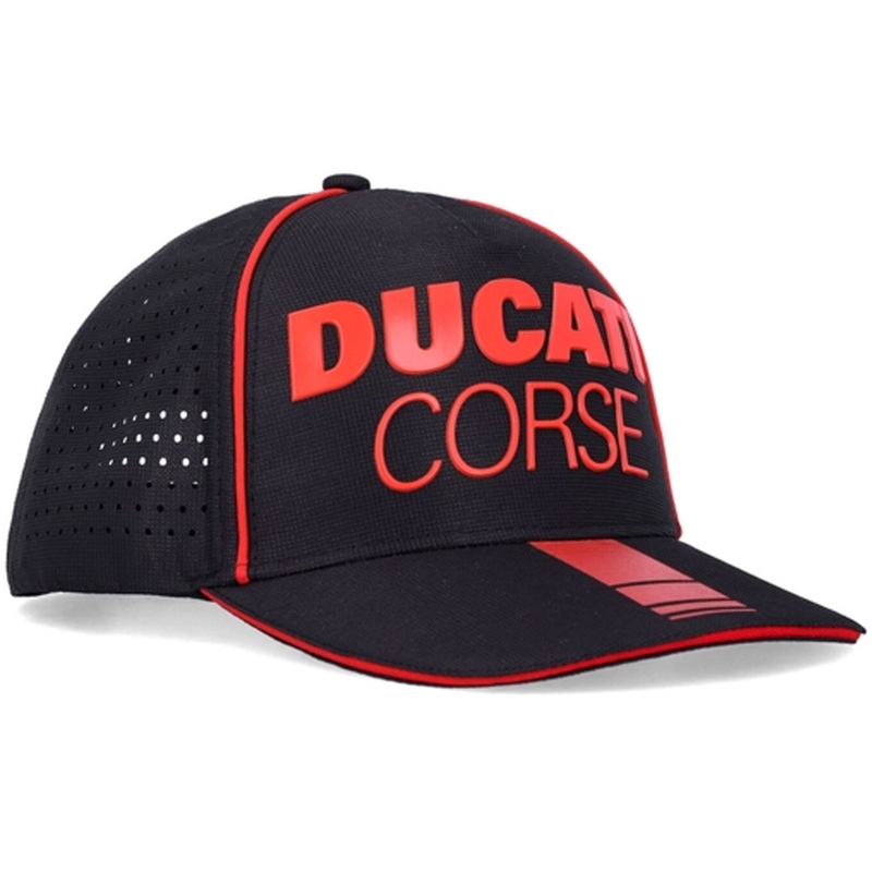 Ducati Laser Performance Midvisor Cap sapka fekete-piros