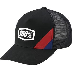 100% Cornestone X-Fit Trucker siltes sapka fekete