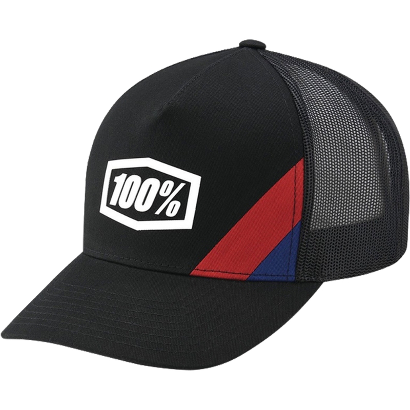 100% Cornestone X-Fit Trucker siltes sapka fekete