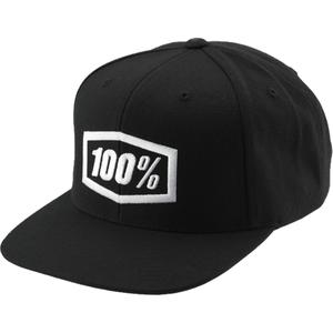 100% Icon Snapback gyerek siltes sapka fekete