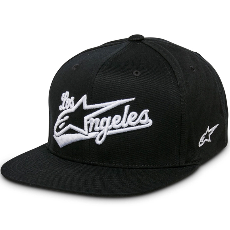 Alpinestars Los Angeles Hat siltes sapka fekete-fehér