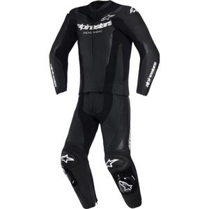 Dvoudílná kožená kombinéza Alpinestars GP Force V2 černo-bílá