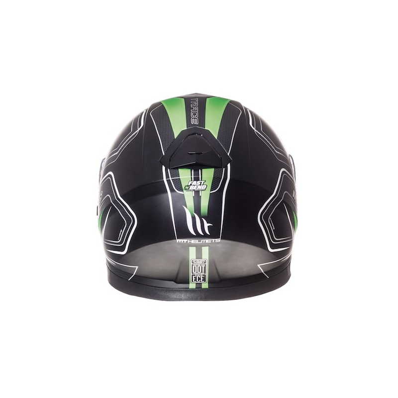 Integrált motorkerékpár sisak MT Thunder 3 SV Trace fekete matt-fluo zöld akció kiárusítás