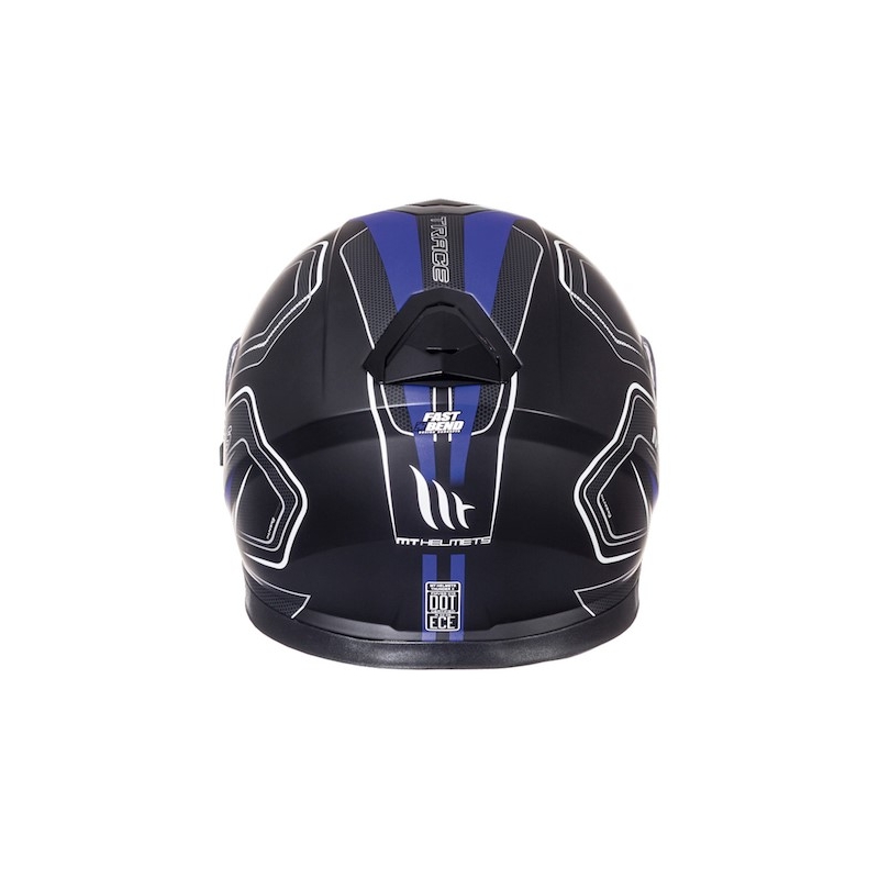 Integrált motoros sisak MT Thunder 3 SV Trace fekete matt-kék