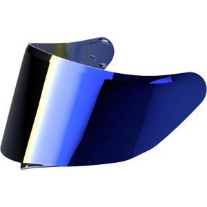 Plexi az Airoh Connor/Spark 2 motoros sisakhoz tükörkék