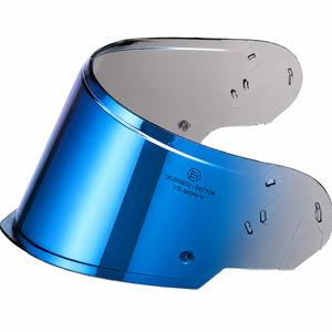 Plexi Cassida Modulo 2.1 Plus Carbon bukósisakokhoz Pinlock előkészítéssel kék króm
