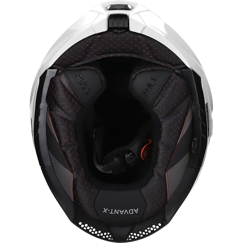 LS2 FF901 Advant X Solid hátrahajtható állú bukósisak fehér