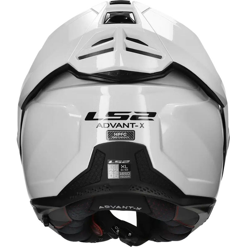 LS2 FF901 Advant X Solid hátrahajtható állú bukósisak fehér