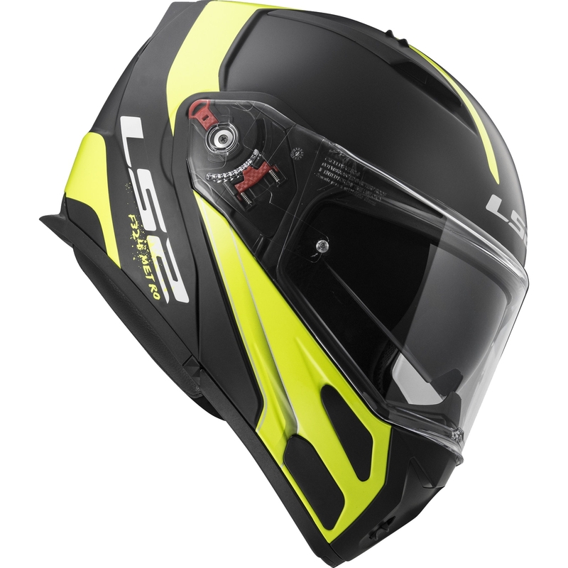 Billenő sisak LS2 FF324 Metro Rapid fekete-fluo sárga eladó kiárusítás