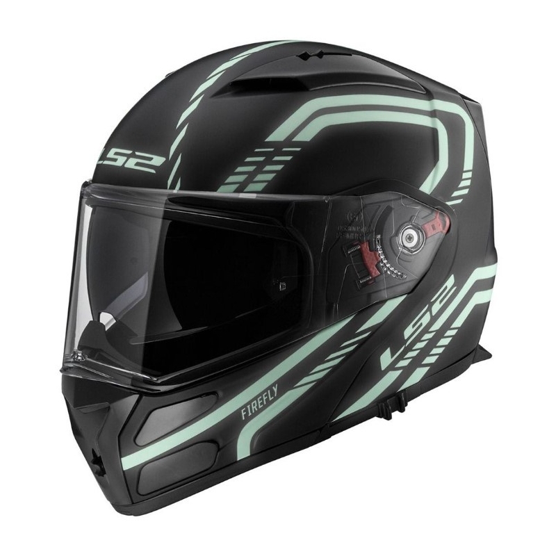 Billenő sisak LS2 FF324 Metro Firefly fekete matt