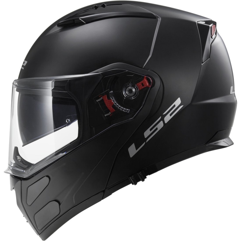 Billenő motoros sisak LS2 FF324 Metro fekete matt