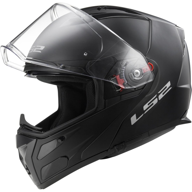 Billenő motoros sisak LS2 FF324 Metro fekete matt