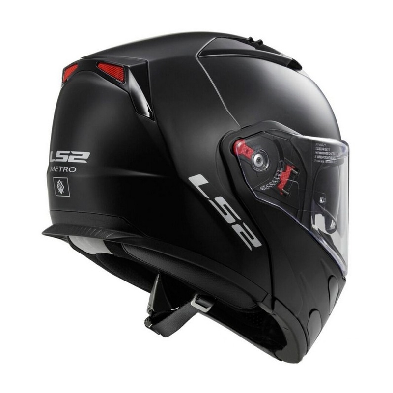 Billenő motoros sisak LS2 FF324 Metro fekete matt