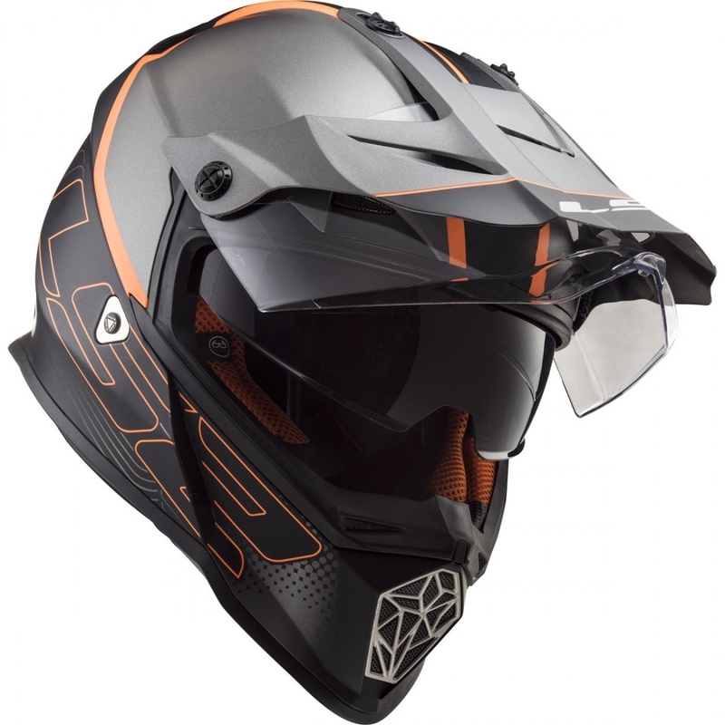 Enduro sisak LS2 MX436 Pioneer Element fekete matt eladó kiárusítás