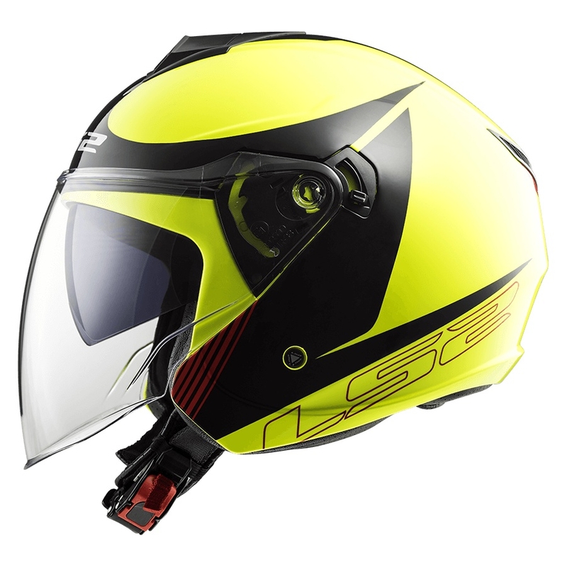 Motoros sisak nyitott LS2 OF573 Twister sík