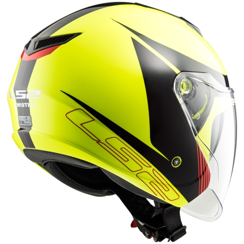 Motoros sisak nyitott LS2 OF573 Twister sík