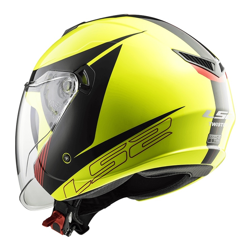 Motoros sisak nyitott LS2 OF573 Twister sík