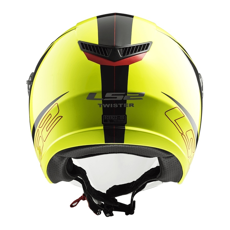 Motoros sisak nyitott LS2 OF573 Twister sík