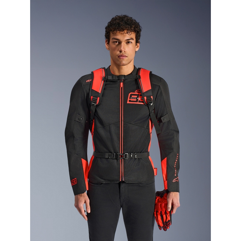 Alpinestars AMP-3 MM93 hátizsák piros-fluo piros-fekete 17 l