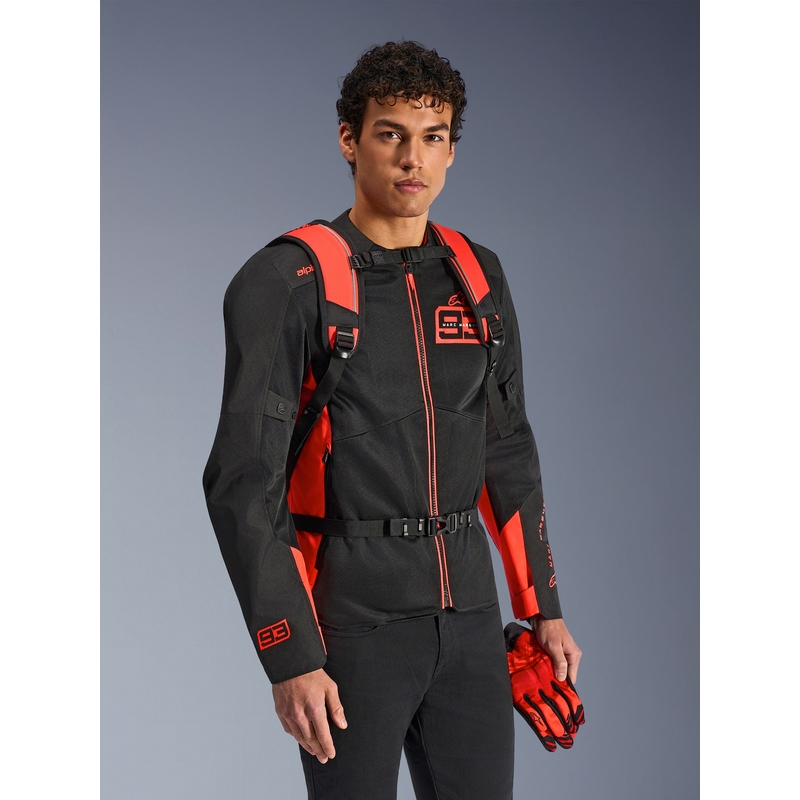 Alpinestars AMP-3 MM93 hátizsák piros-fluo piros-fekete 17 l