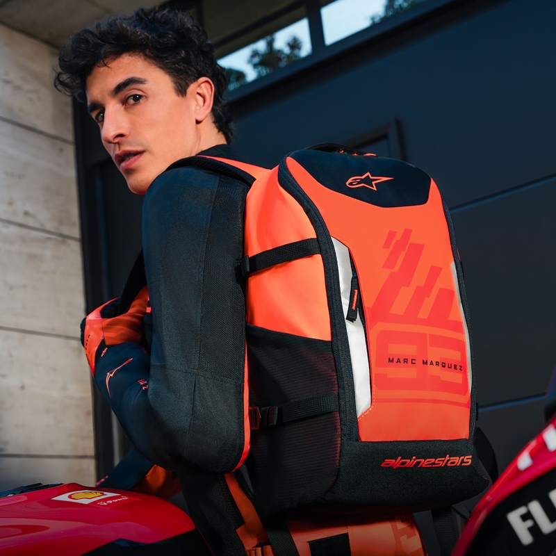 Alpinestars AMP-3 MM93 hátizsák piros-fluo piros-fekete 17 l