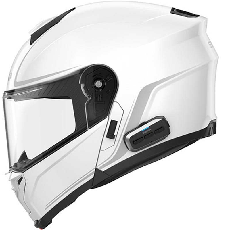 SENA Outrush 2 felnyitható motoros bukósisak headsettel fehér