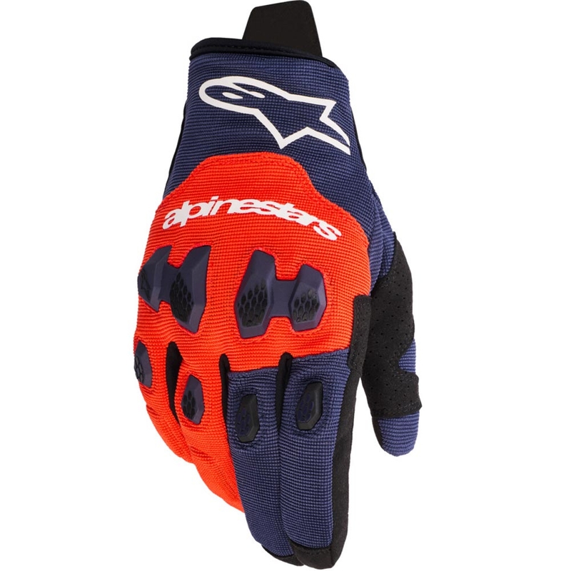 Alpinestars PRO-DURA motokrossz kesztyű kék-narancssárga-fehér