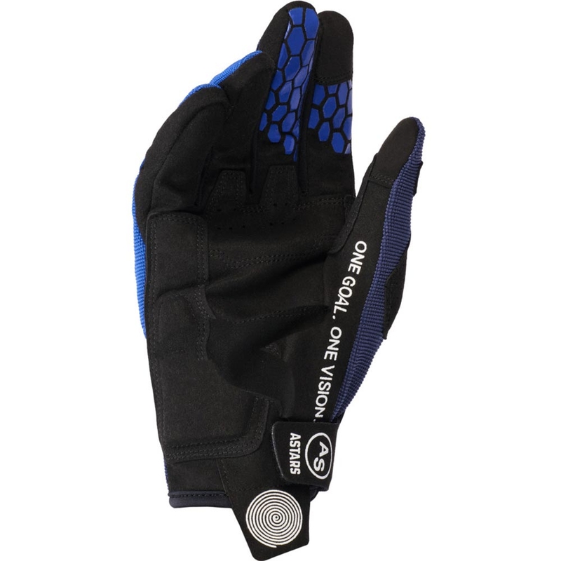 Motokrosové rukavice Alpinestars PRO-DURA modro-bílé