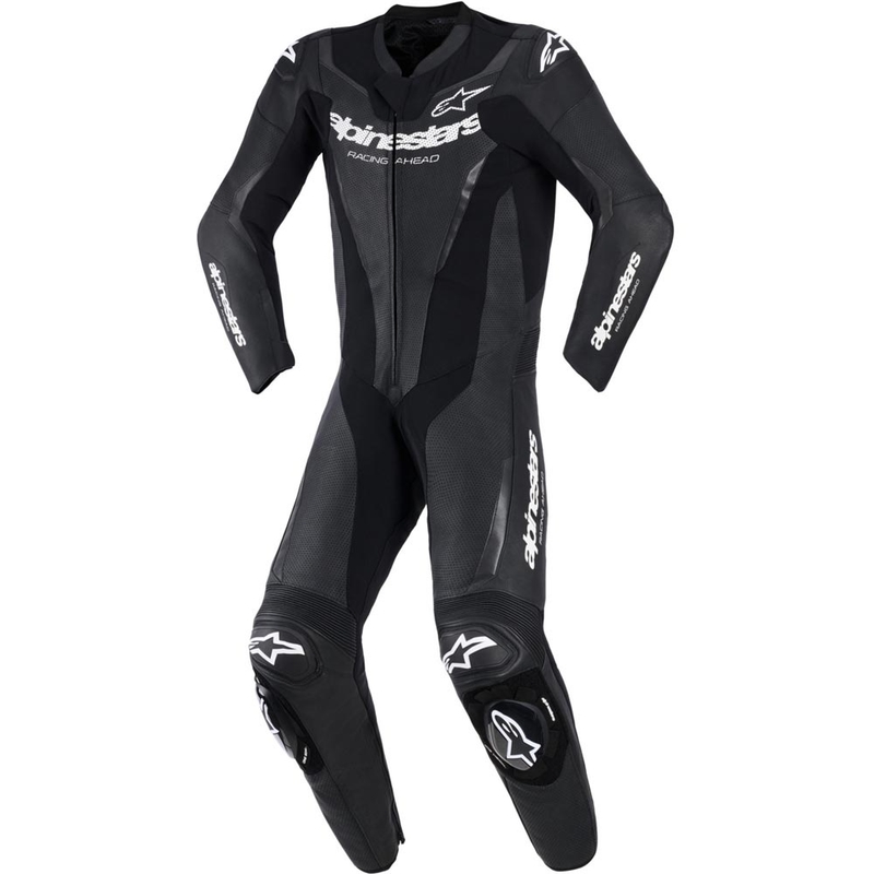 Alpinestars GP FORCE V2 egyrészes motoros bőroverál fekete-fehér