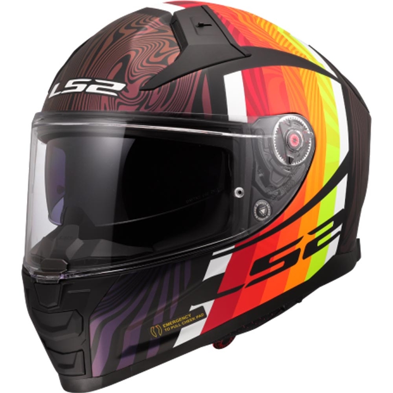 LS2 FF811 Vector II Freedom zárt motoros bukósisak fekete chameleon