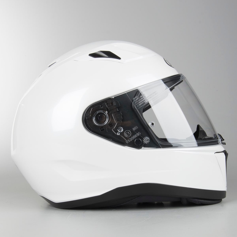 Beépített motoros sisak HJC i70 fehér fényes