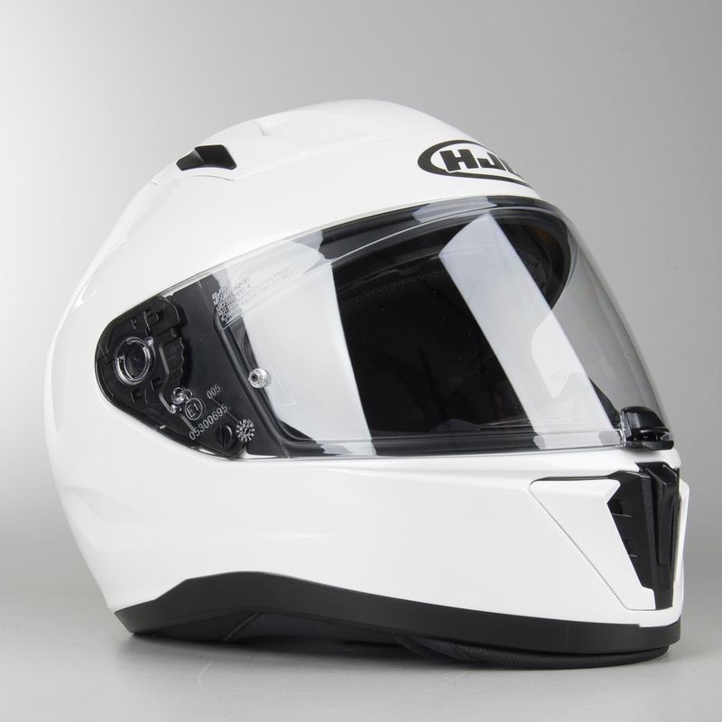 Beépített motoros sisak HJC i70 fehér fényes