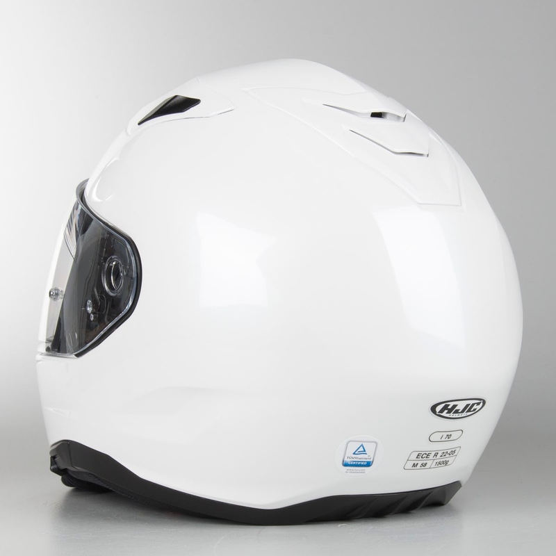 Beépített motoros sisak HJC i70 fehér fényes